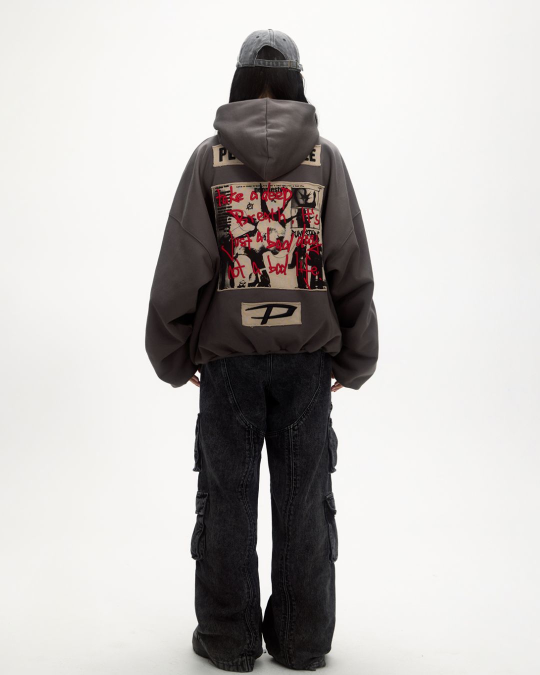 Back Print Design Hoodie　TP012