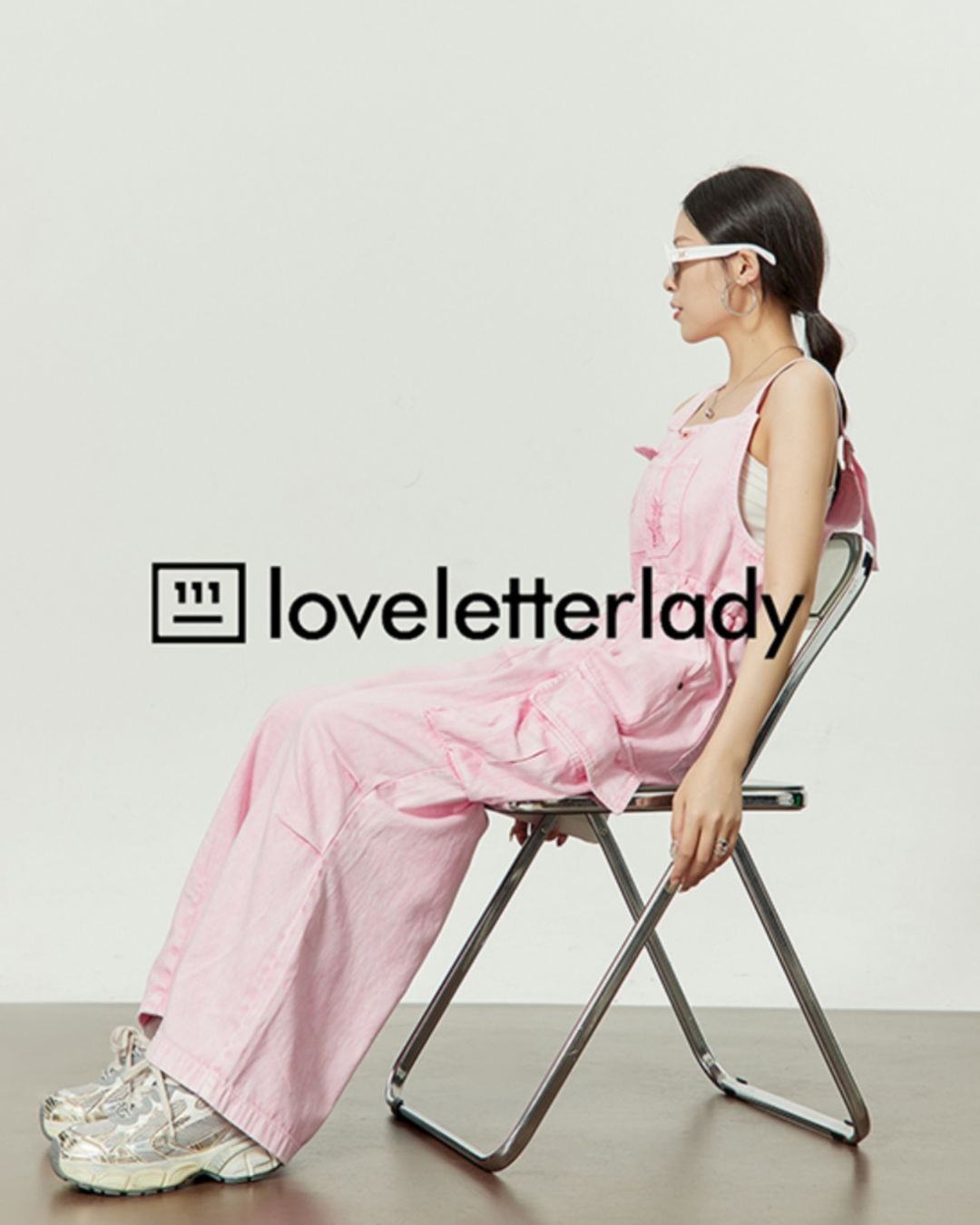 Pink Work Denim Overalls　BT038