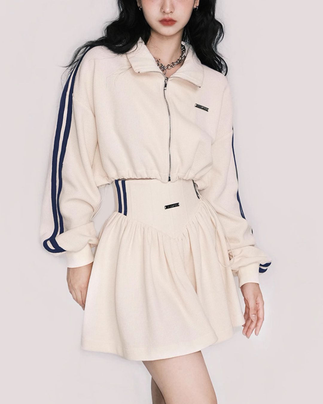 Flare Sporty Mini Skirt　BT015