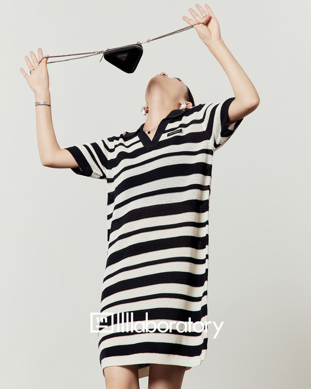 Skipper Polo Border Dress　DR053