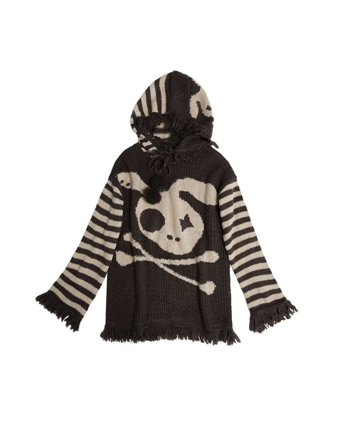 Skull Rabbit Hooded Knit　TP010