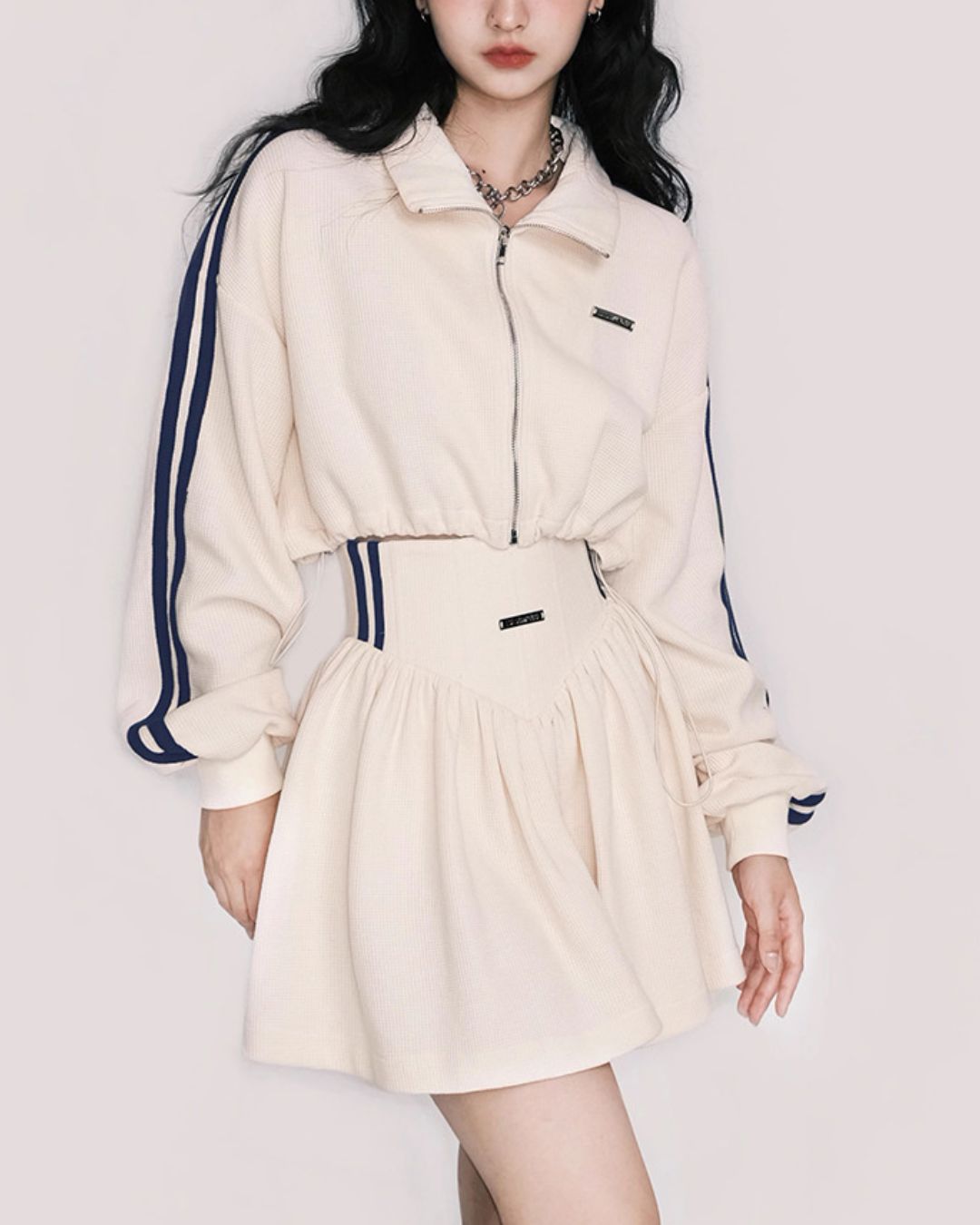 Sideline Cropped Sporty Tops　TP017