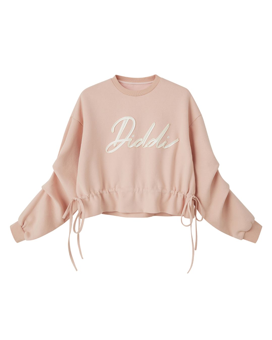 Ribbon Embroidered Shirred Sweat　TP003