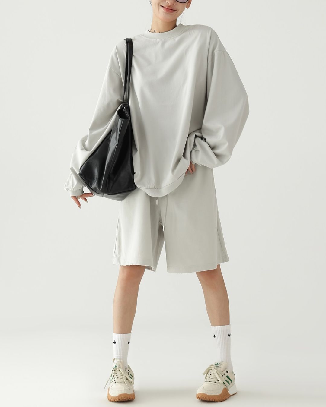 Basic Knee-length Set-up Shorts　BT035