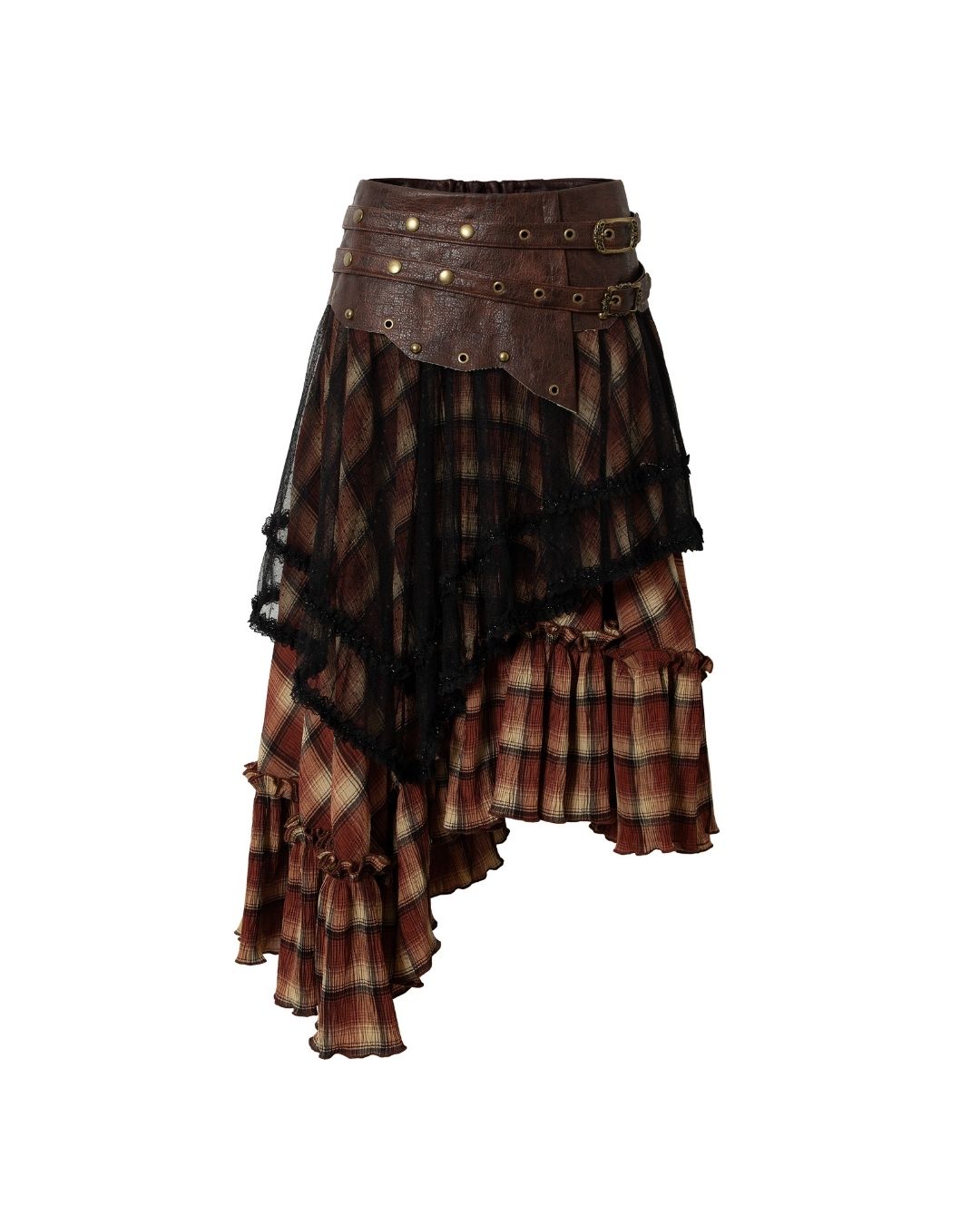 2-way Bare Top Asymmetrical Skirt　BT029