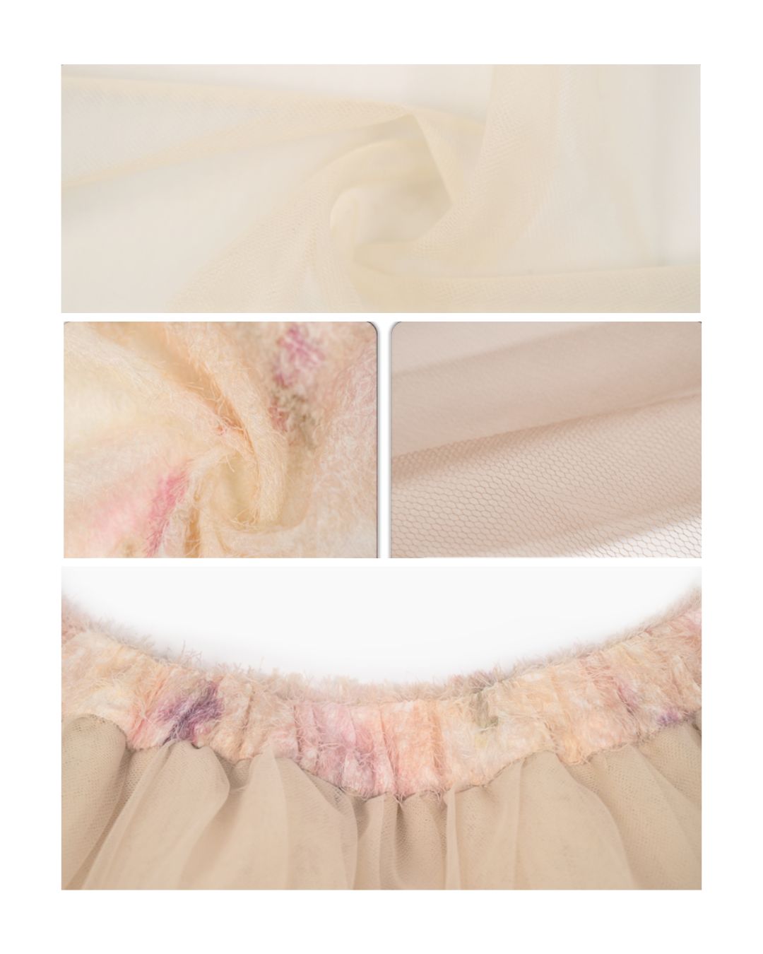 Flower Decoration Tutu Skirt　BT024