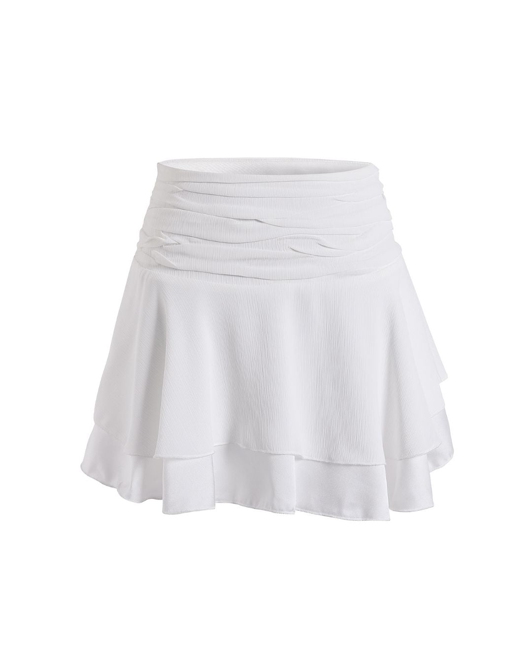 Chiffon Flare Mini Skirt　BT018