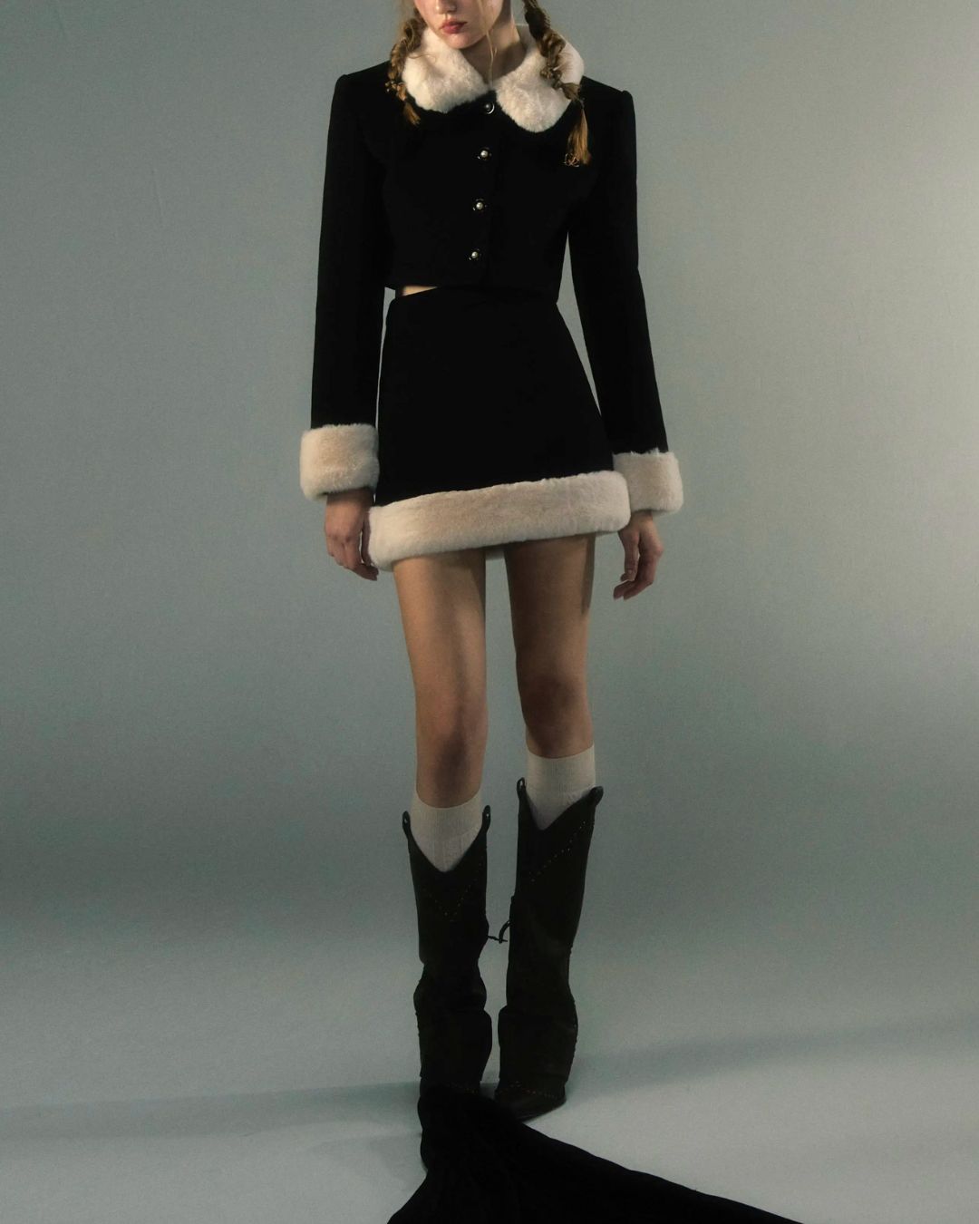 Fur Collar Short Jacket　TP018