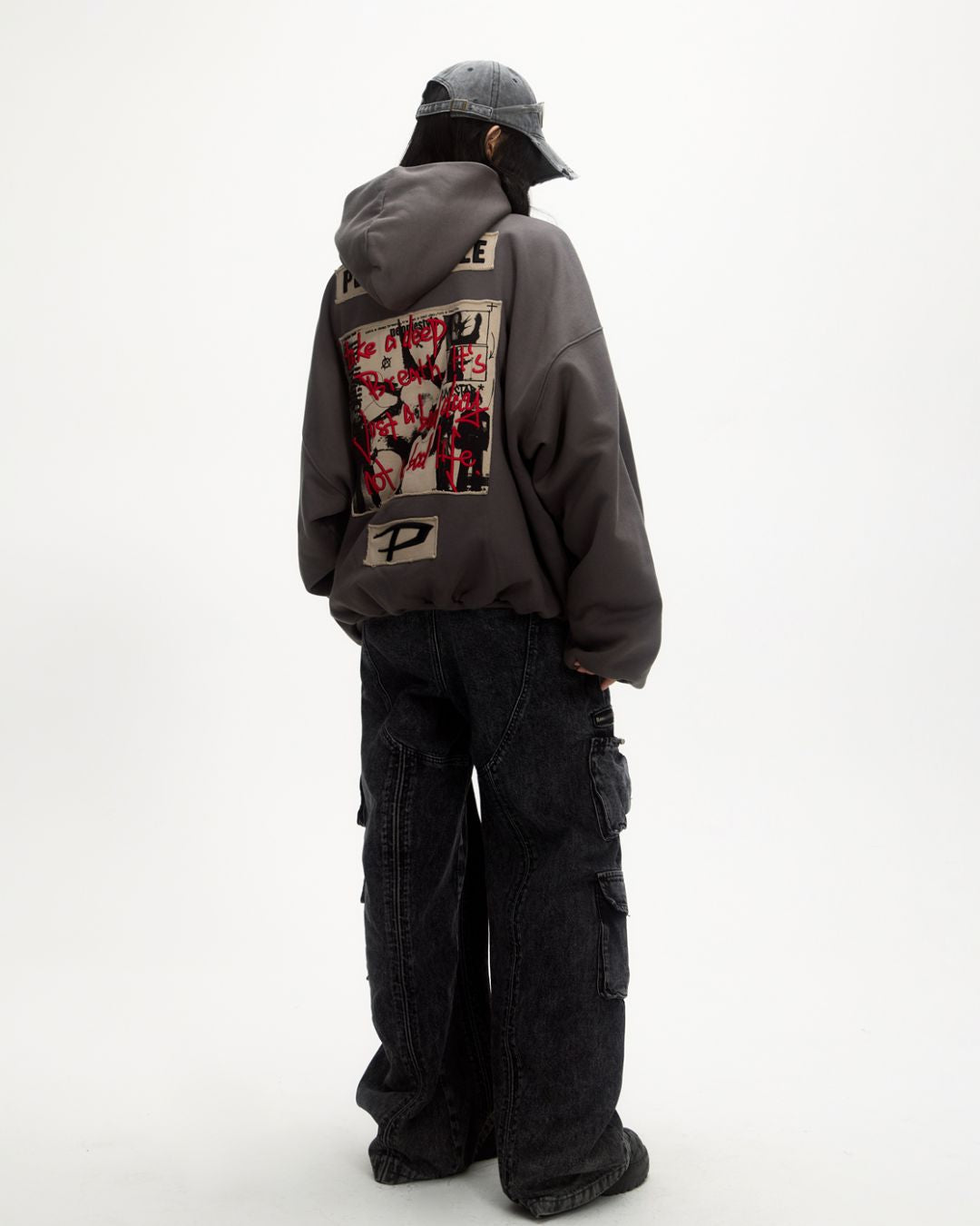 Back Print Design Hoodie　TP012