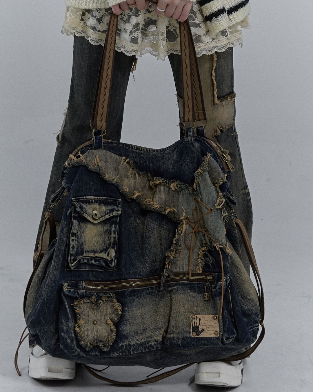 Vintage Denim Shoulder Bag　BG001