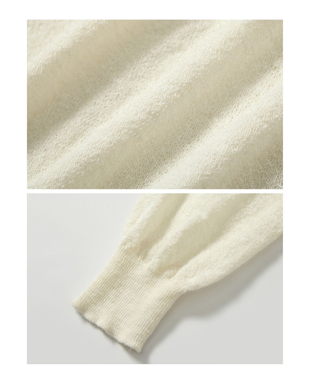 Distressed Open Shoulder Summer Knit　TP042