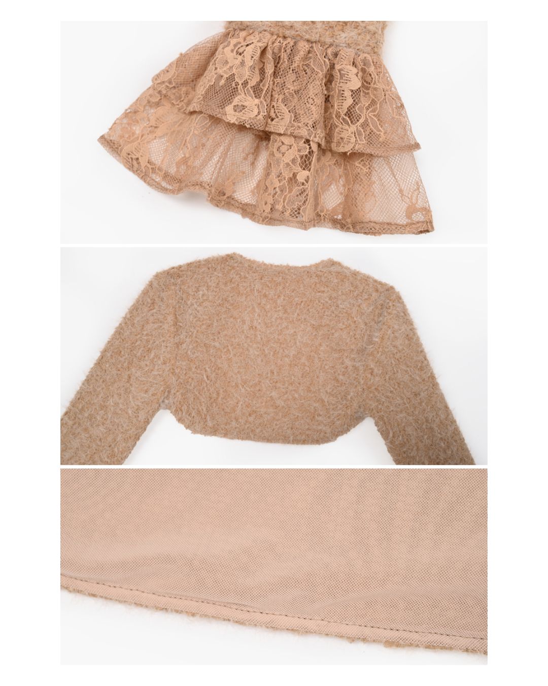 Terry Sleeve Lace Bolero　TP034