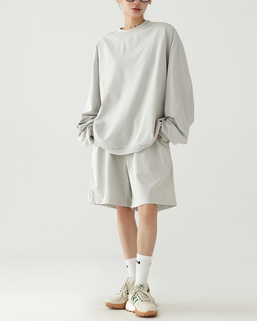 Basic Oversized Set-up T-shirt　TP053