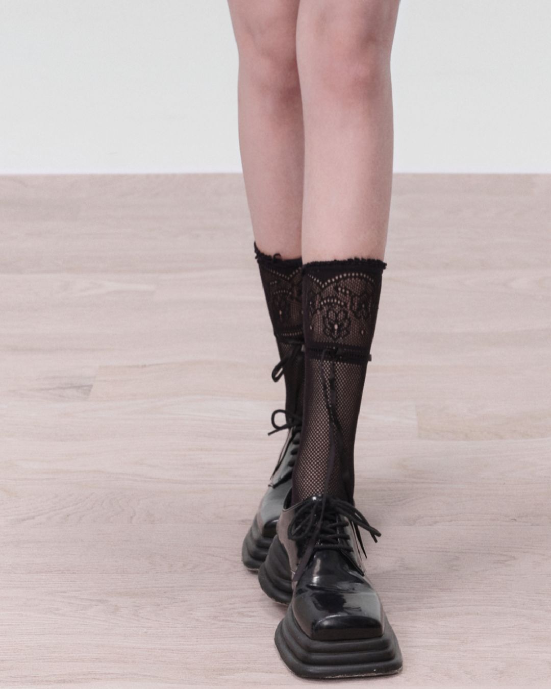 Lace Ribbon Socks　AC003