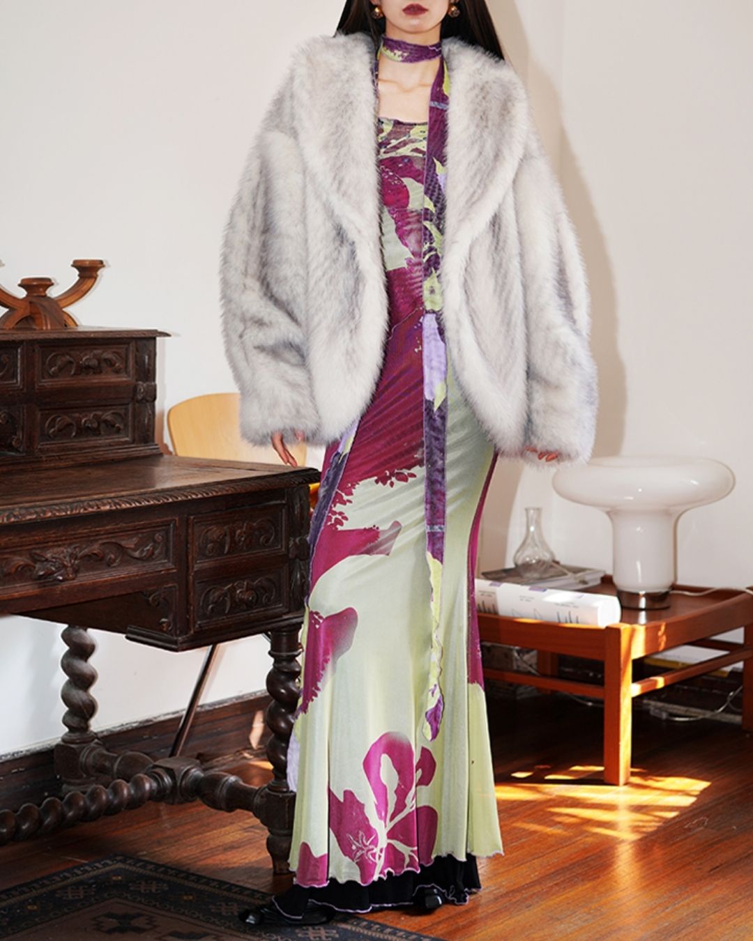 Chinese Mermaid 2-way Long Dress　DR017