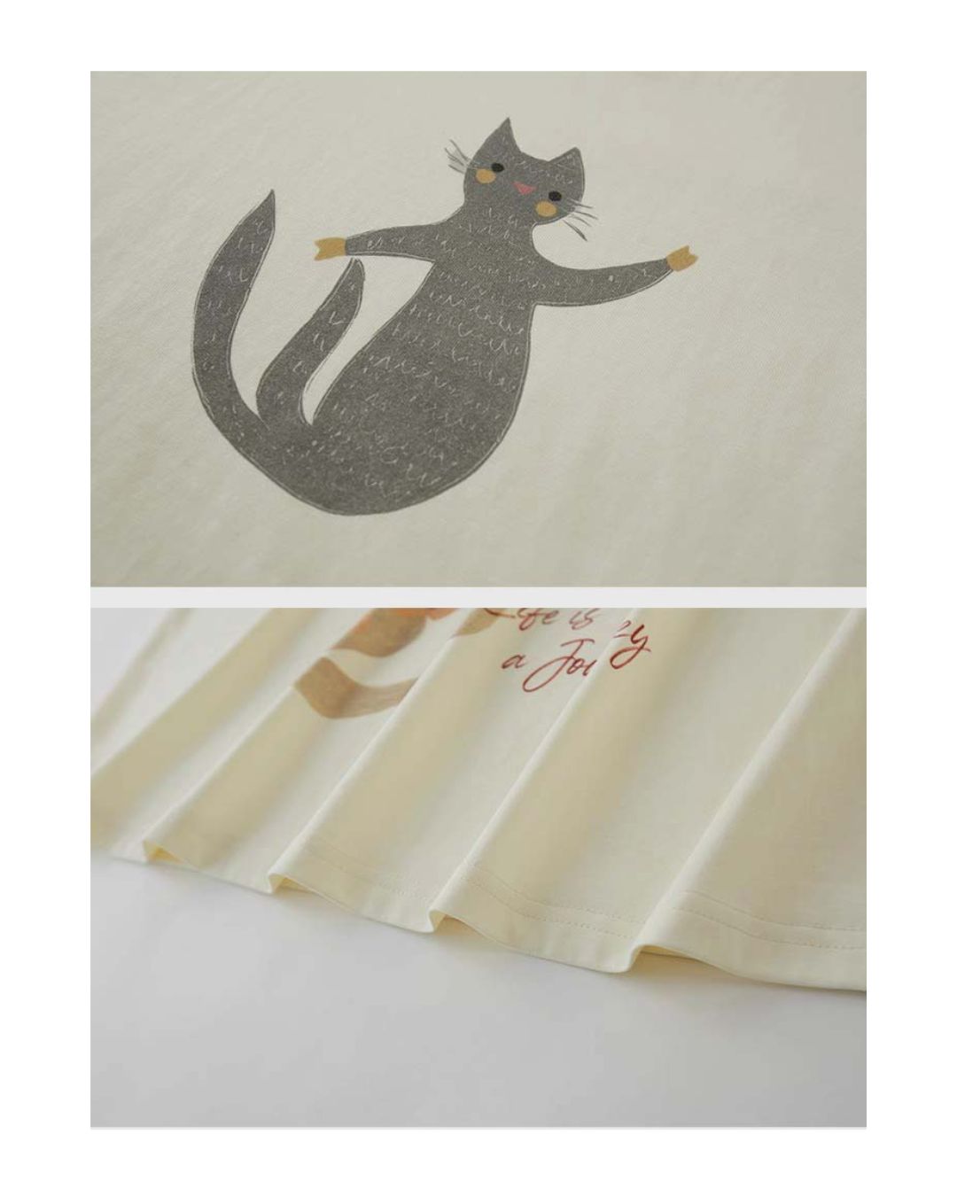 Mermaid Cat Long Sleeve T-shirt　TP039