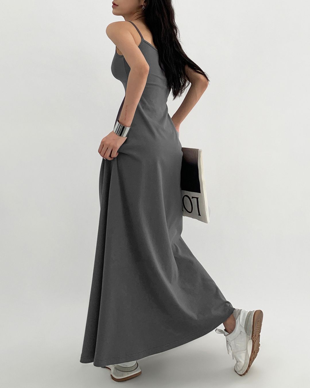 A-line Camisole Maxi Dress　DR046