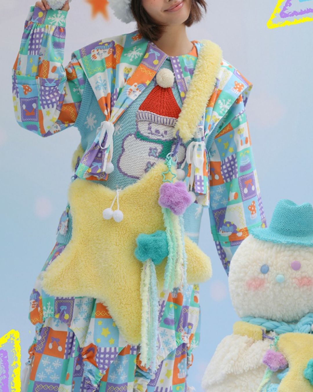 Star-shaped Messenger Bag　BG003