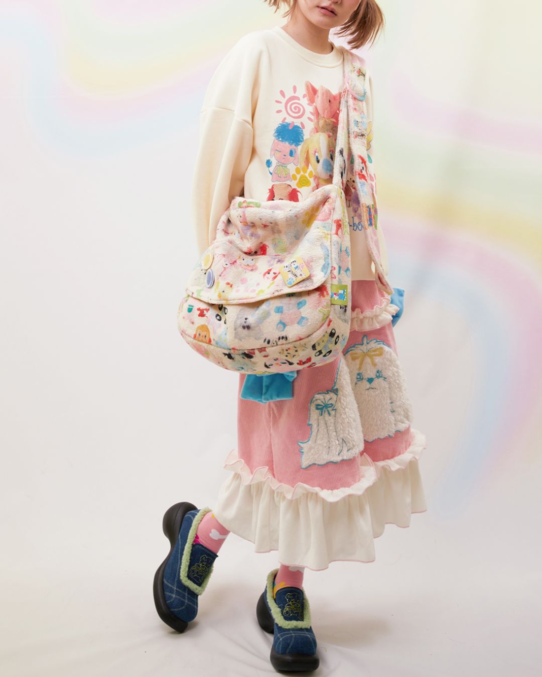 Toy Print Shoulder Bag　BG002