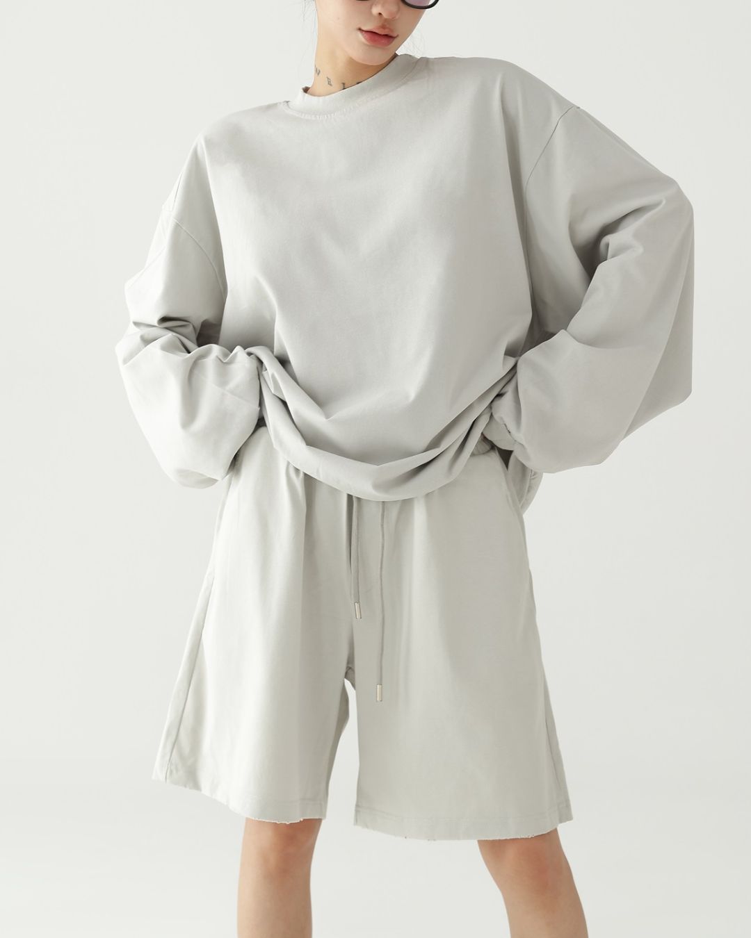 Basic Oversized Set-up T-shirt　TP053