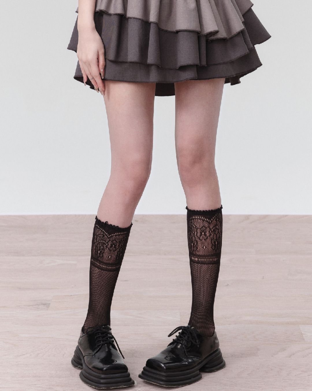 Lace Ribbon Socks　AC003