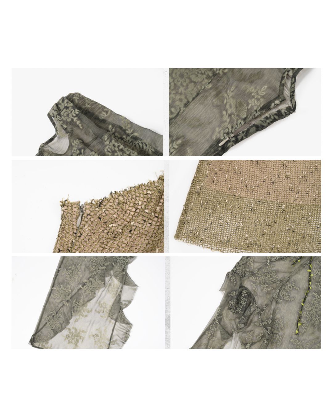 Off-the-shoulder Sheer Asymmetrical Dress　DR033