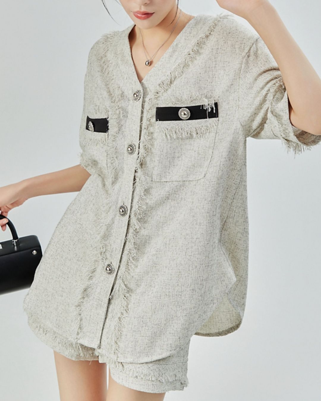 Fringe Set-up Short Pants　BT034