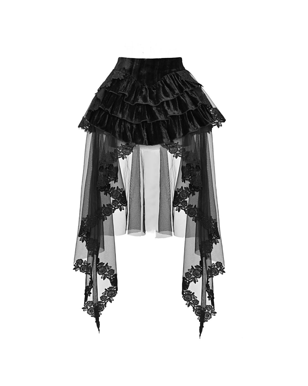 Gothic Velvet Corset ＆ Decoration Camisole & Lace Velvet Skirt　DR009