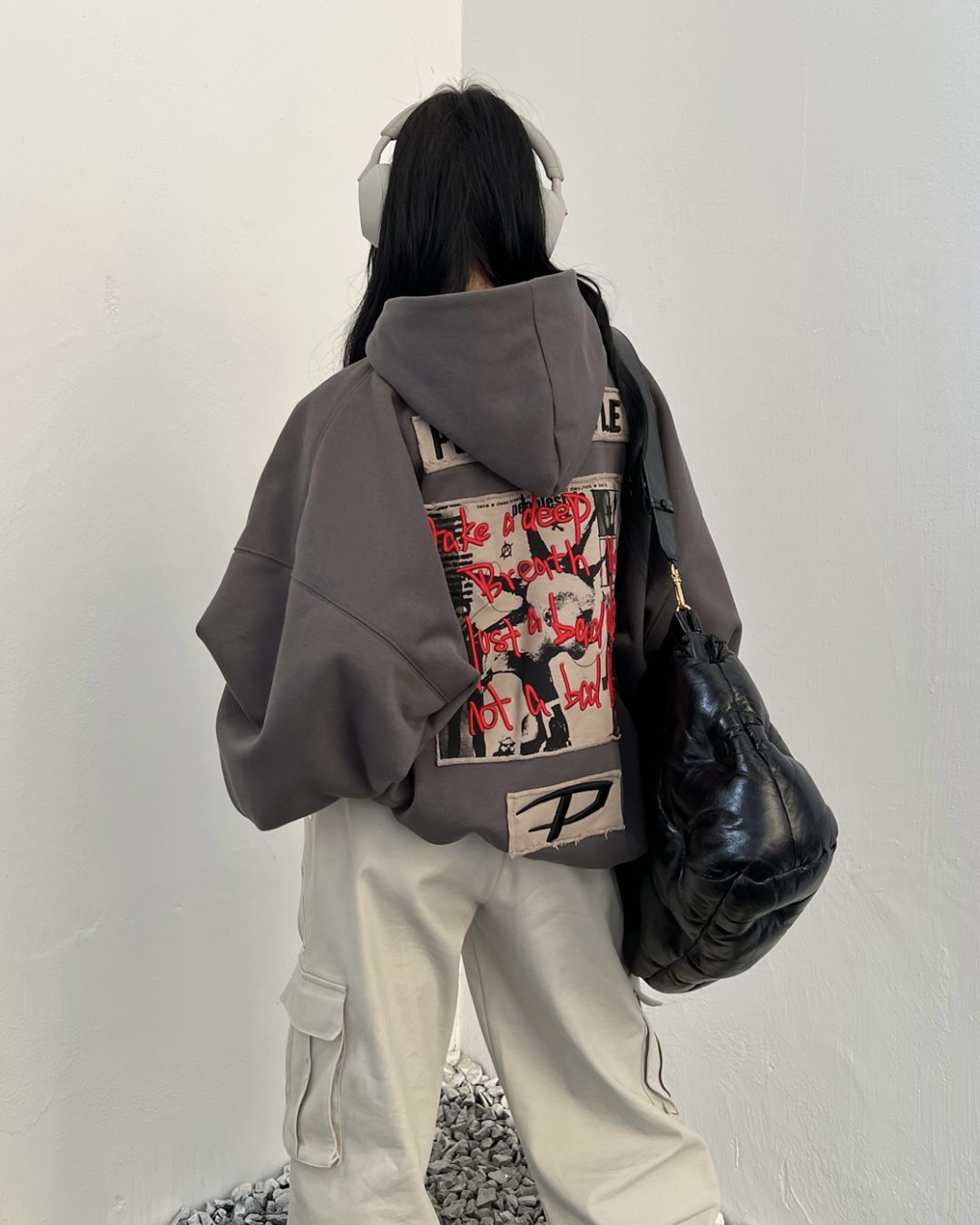 Back Print Design Hoodie　TP012