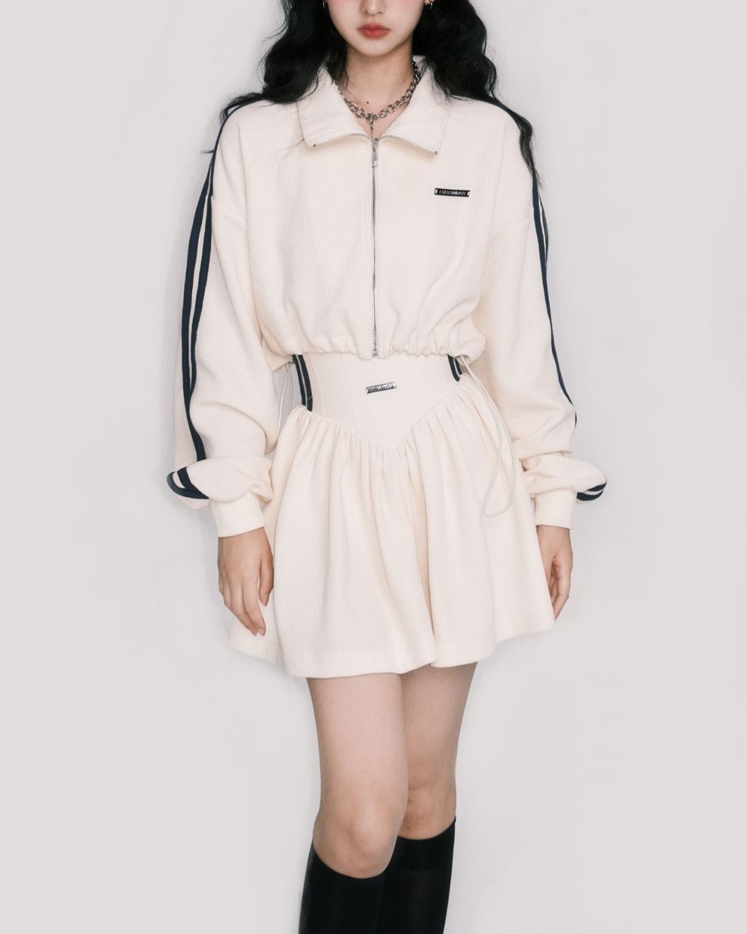 Sideline Cropped Sporty Tops　TP017