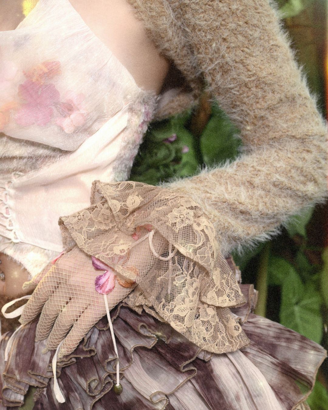 Terry Sleeve Lace Bolero　TP034