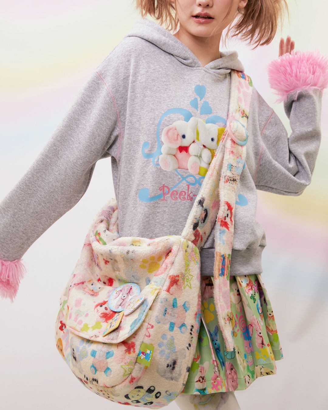 Toy Print Shoulder Bag　BG002