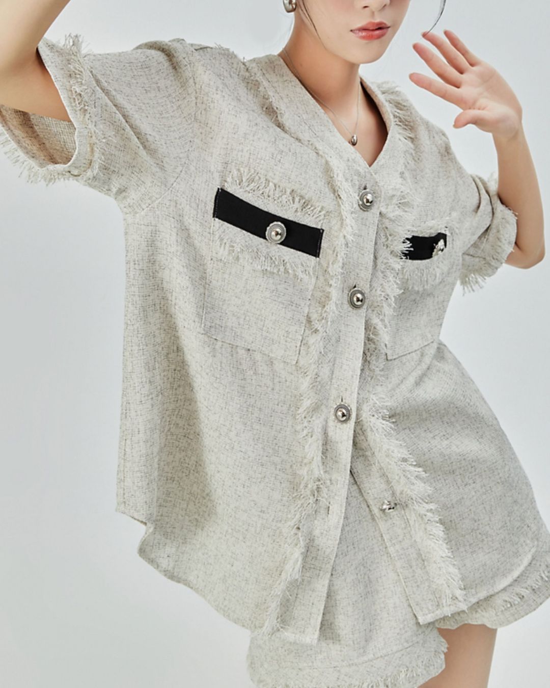 Fringe Set-up Short Pants　BT034