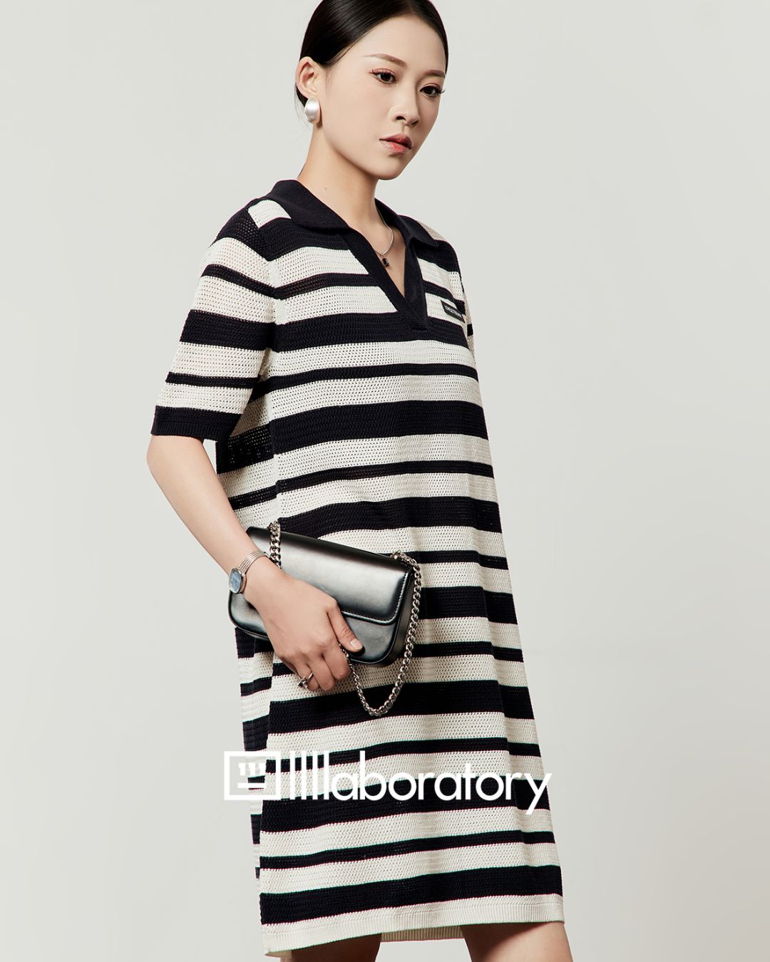 Skipper Polo Border Dress　DR053