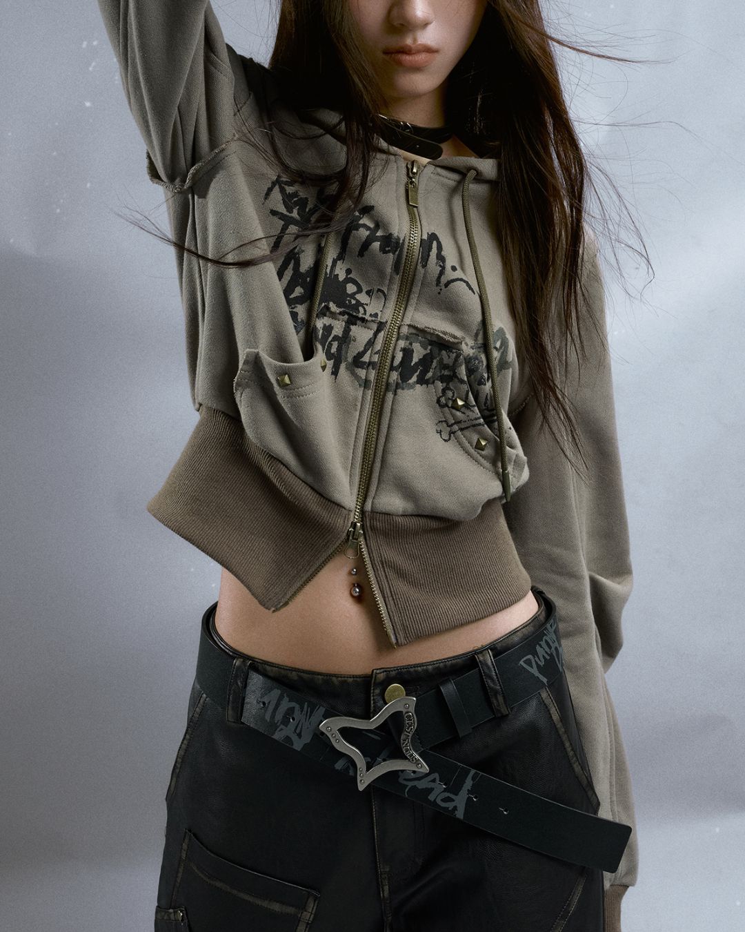 Butterfly Metal Buckle Belt　AC004