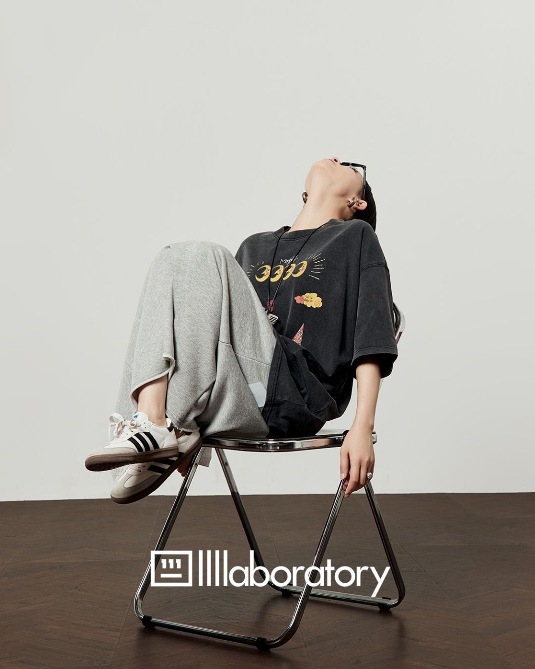 Multi-print Oversized T-shirt　TP057