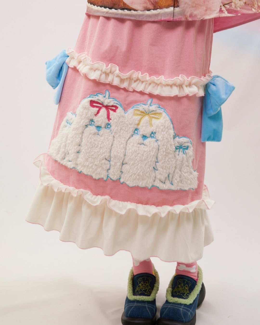 Frill Corduroy Skirt　BT022