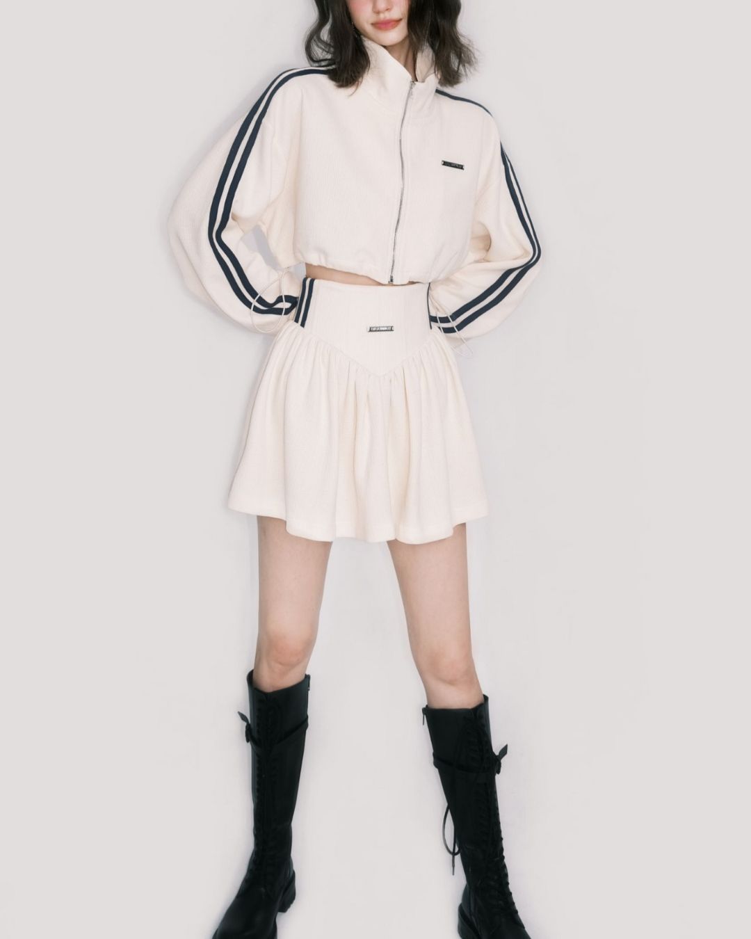 Sideline Cropped Sporty Tops　TP017