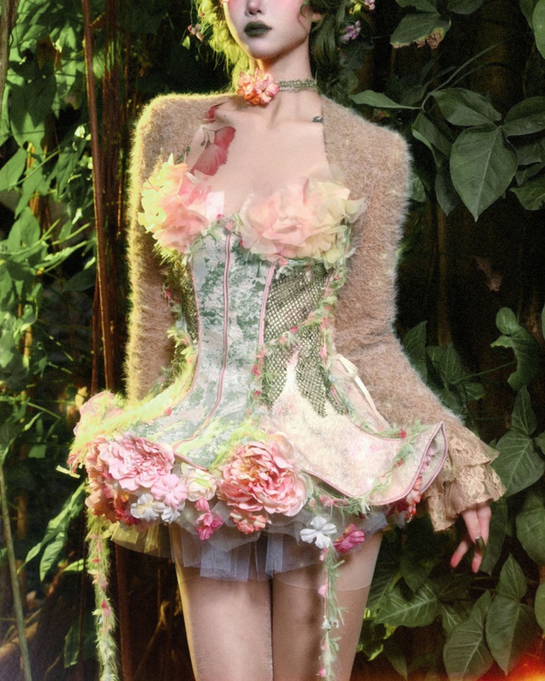 Terry Sleeve Lace Bolero　TP034