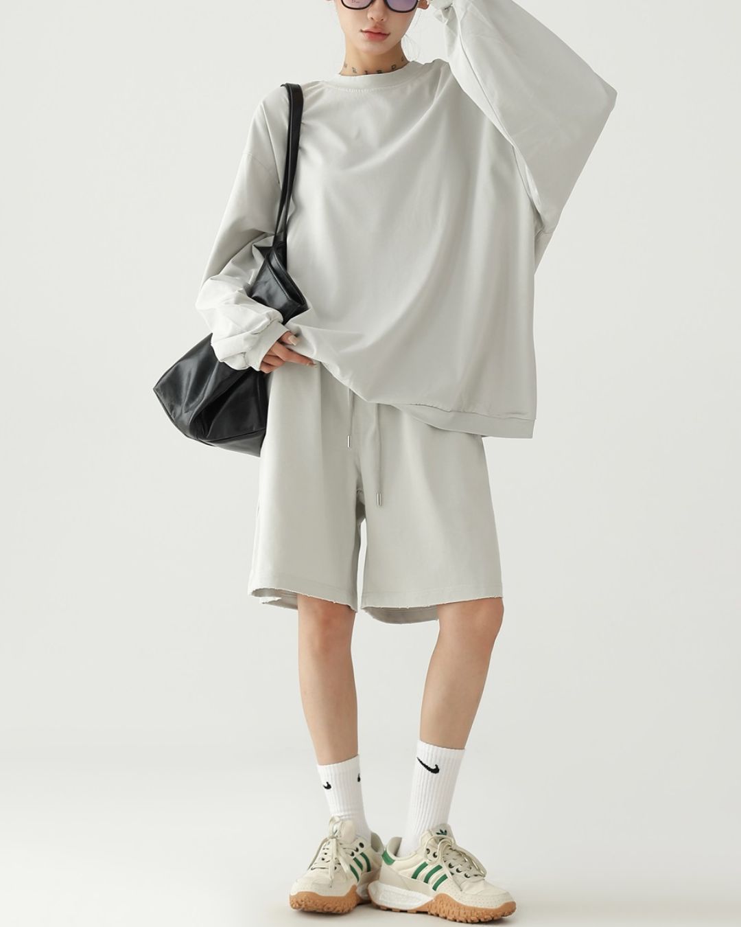 Basic Knee-length Set-up Shorts　BT035