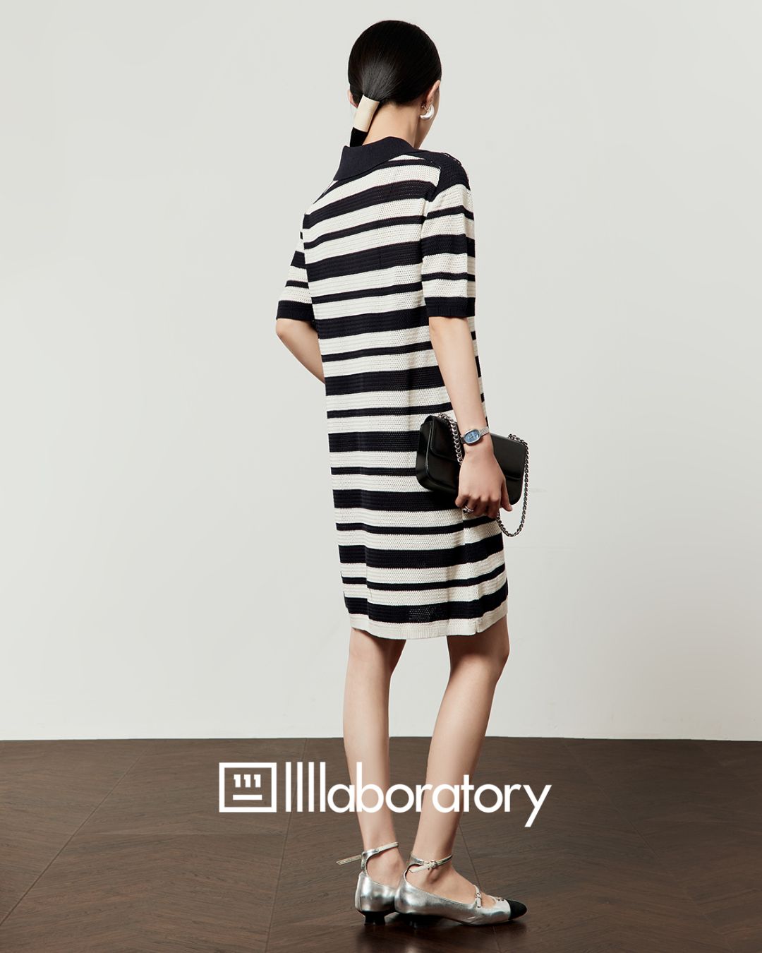 Skipper Polo Border Dress　DR053