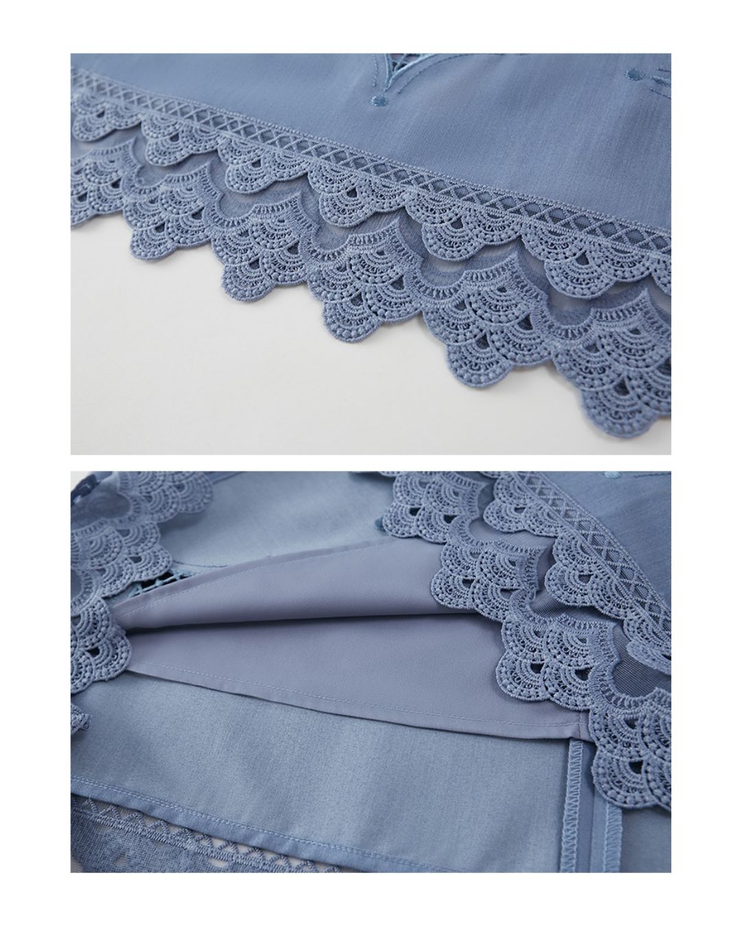 Lace Stitch Sleeveless Mini Dress　DR035