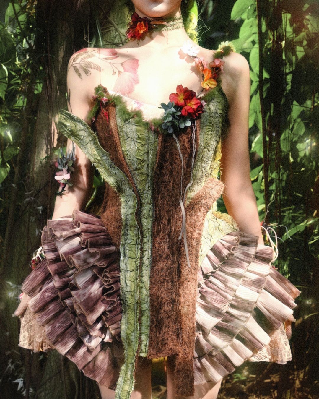 Flower Motif Choker　　AC007