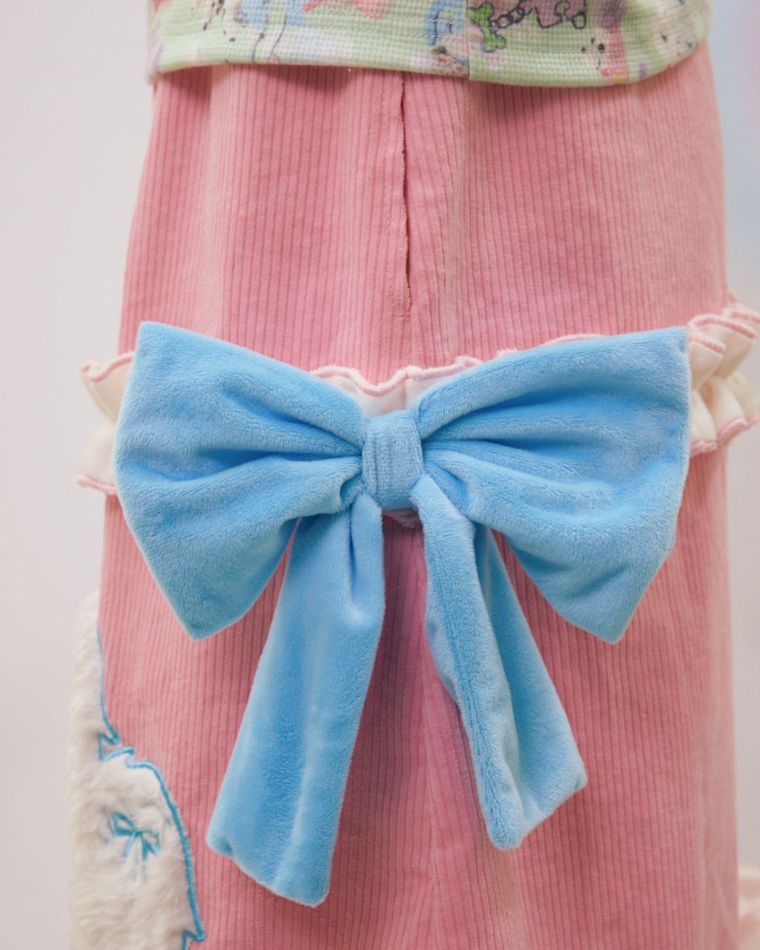 Frill Corduroy Skirt　BT022