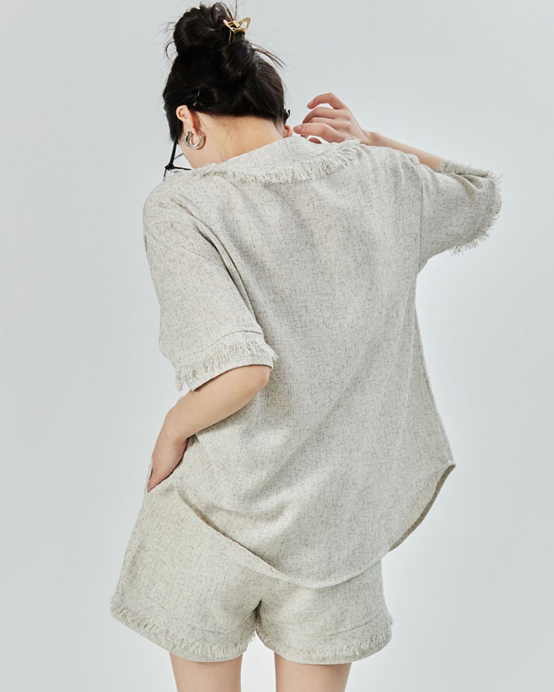 Fringe Set-up Short Pants　BT034