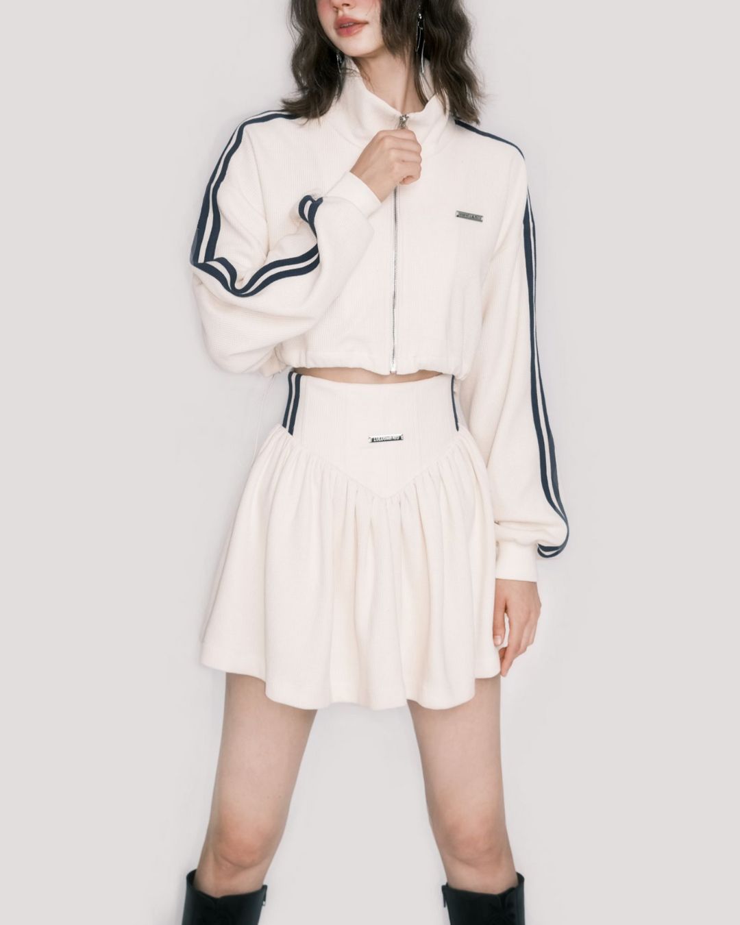 Sideline Cropped Sporty Tops　TP017