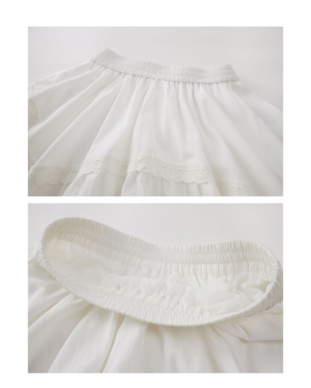 Asymmetrical Lace Skirt　BT027