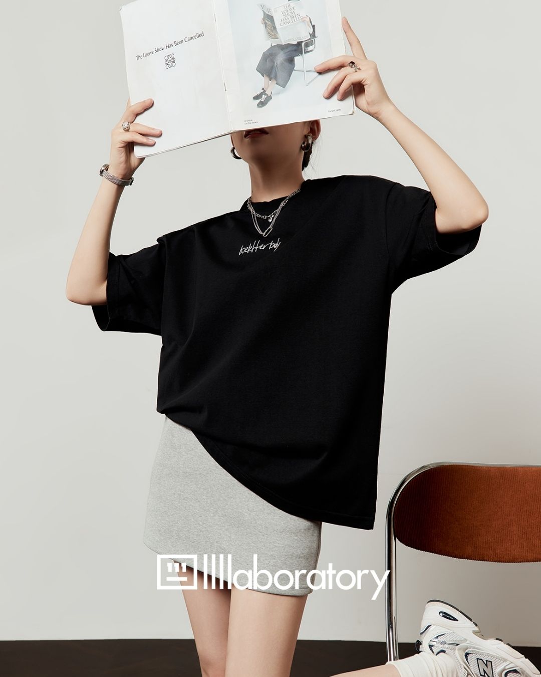 Multi-print Oversized T-shirt　TP057