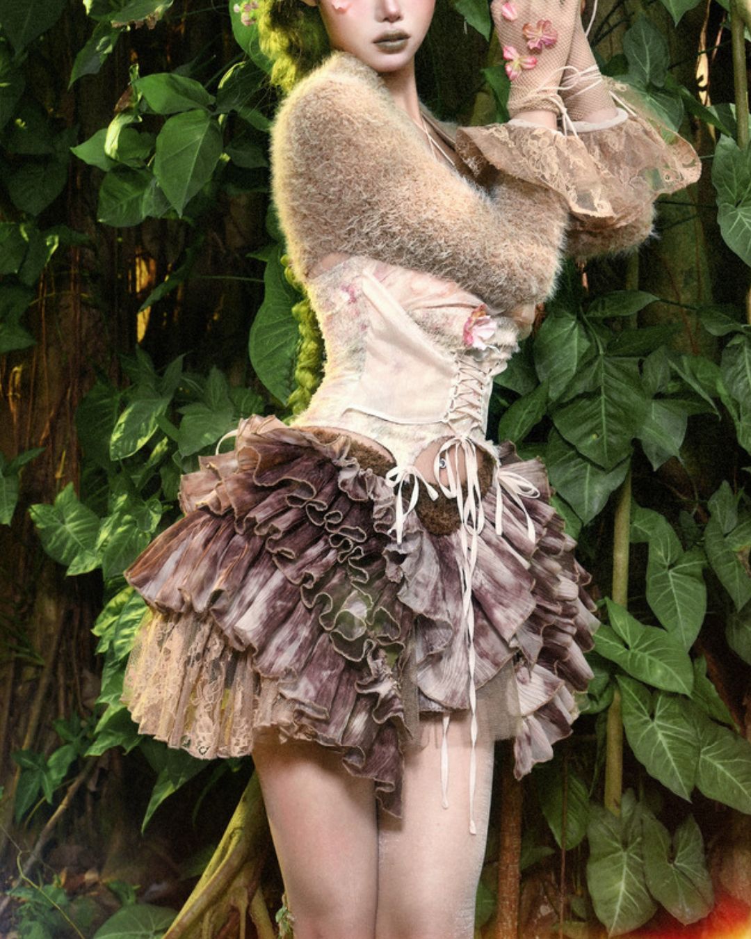 Terry Sleeve Lace Bolero　TP034