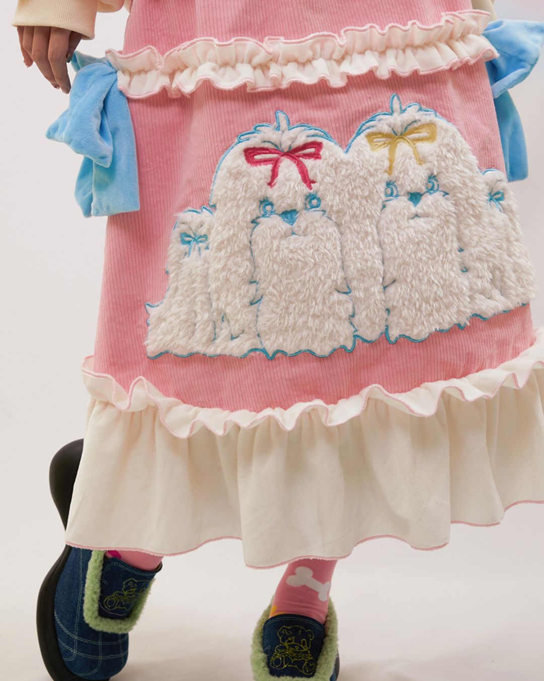 Frill Corduroy Skirt　BT022